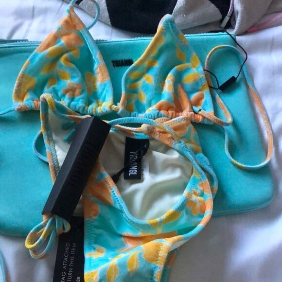 NWT TRIANGL VINCA AIRLIE SET W/ BAG 💙 - Picture 8 of 8